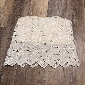 #9)  Re named  Cream Lace Crop Top